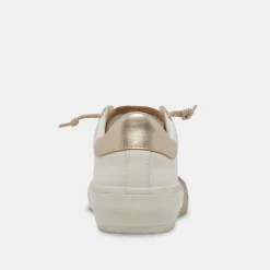Zina Sneakers White Gold Leather