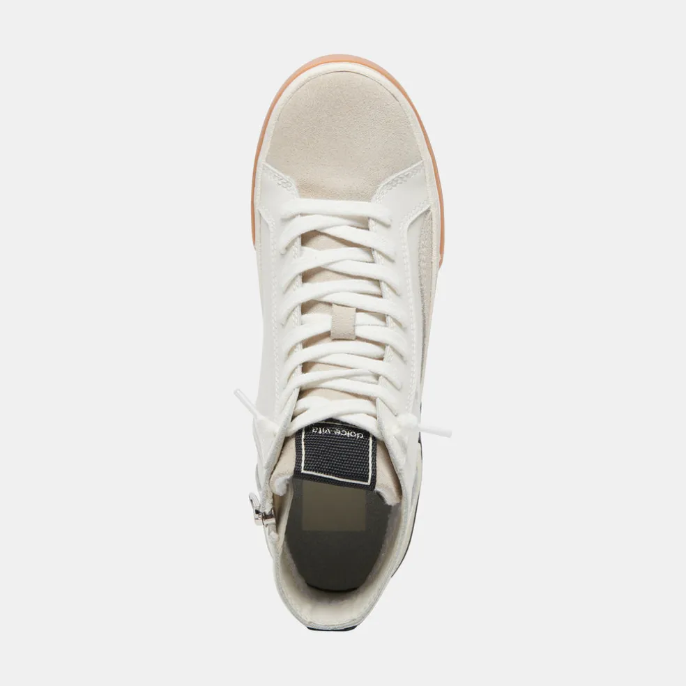 Zohara Sneakers White Black Leather