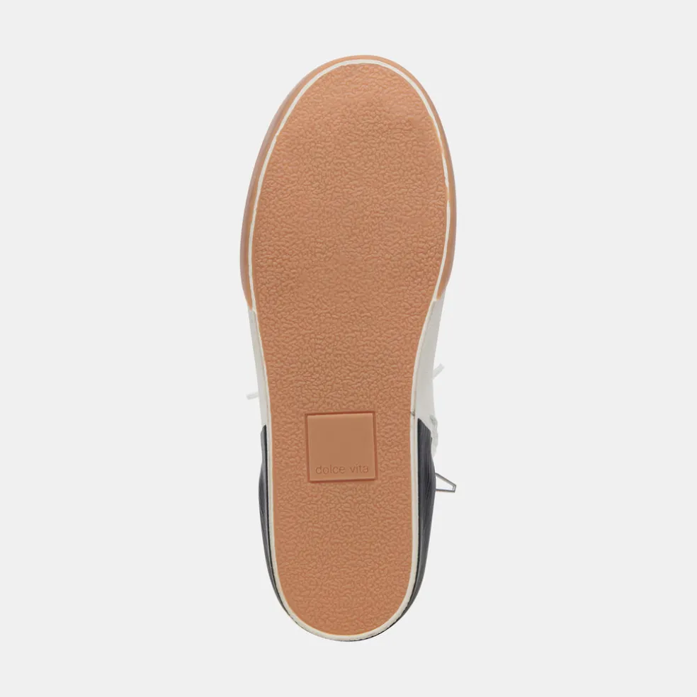 Zohara Sneakers White Black Leather