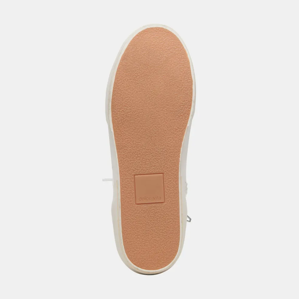 Zohara Sneakers White Perforated Leather