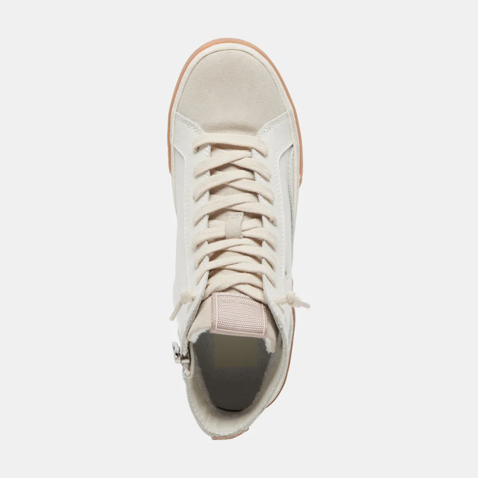 Zohara Sneakers White Tan Leather