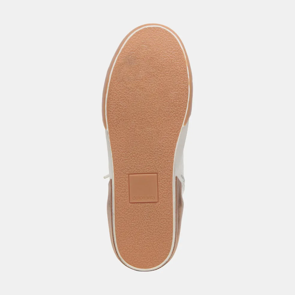 Zohara Sneakers White Tan Leather